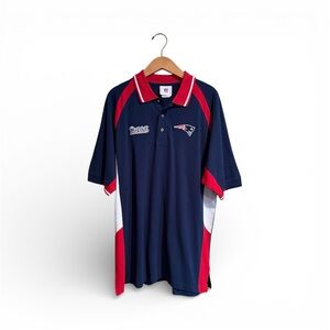NFL New England Patriots Navy Polo Shirt Men’s Size Large